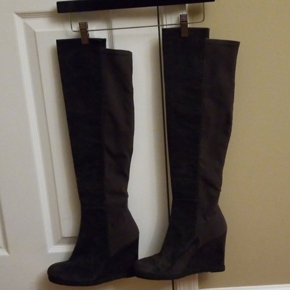 Stuart Weitzman Shoes - Stuart Weitzman gray over the knee boots